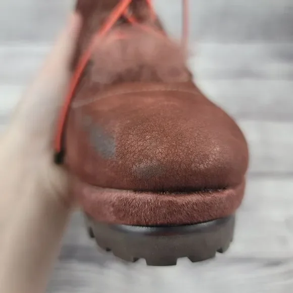 Schutz Dalenna Rabbit Hair Boots Size 8 B - Picture 9 of 9